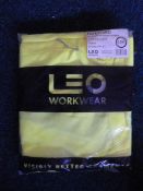 Polycotton Cargo Trousers (Yellow) Size: 44R by Leo Workwear