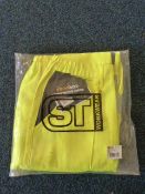 Cordura Hi-Vis Work Trousers (Yellow) Size: 34R by ST Workwear