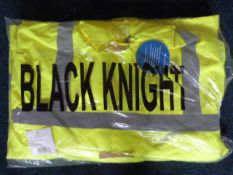 Hi-Vis Jacket (Yellow) Size: L by Black Knight