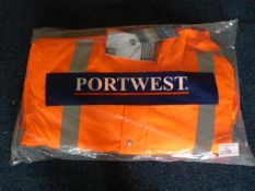 Traffic Bomber Jacket (Orange) Size: XL by Portwest