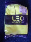 Polycotton Cargo Trousers (Yellow) Size: 44R by Leo Workwear