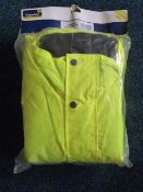 Hi-Vis Bomber Jacket (Yellow) Size: XL by Newlec