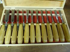 Set of Barra Brand Wood Carving Chisels