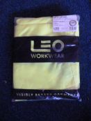 Polycotton Cargo Trousers (Yellow) Size: 44R by Leo Workwear