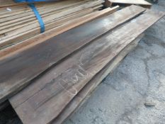 Pallet of Hardwood (Mahogany?) Planks and Timber