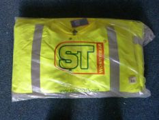 Hi-Vis Standard Parker (Yellow) Size: XXXL by ST Workwear