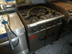 * Falcon 4 burner gas oven 700 x 700 x 900