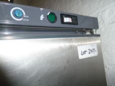 * Larp upright single door stainless freezer