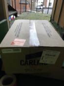 * Full box of new carling glasses7(1pt) & cooler.