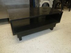 * 3x small black coffee tables 800 x 400 x 400