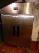 * Polar double door freezer, complete with shelves & runners