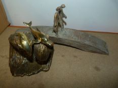 *Two Glass Ornaments