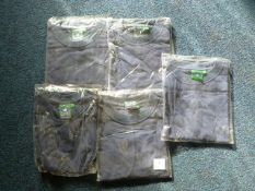 Five Eki Polo Shirts (Dark Navy) Size: Medium