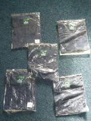 Five Eki Polo Shirts (Dark Navy) Size: Medium