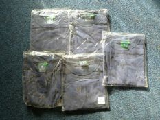 Five Eki Polo Shirts (Dark Navy) Size: Medium