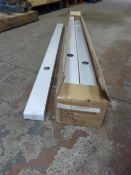 *Box of Six 25mm Aluminium Venetian Blinds 132x60c