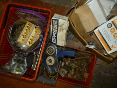 Router Cutters, Switches, Plumbing Fittings, etc.