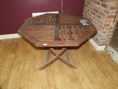 *Teak Octagonal Table