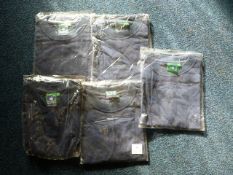 Five Eki Polo Shirts (Dark Navy) Size: Medium