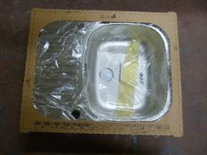 *Aurora Stainless Steel Single Sink 62x50cm