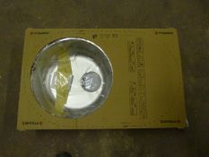 *Pyramis Stainless Steel Round Sink 74x46cm