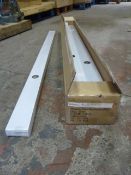 *Box of Six 25mm Aluminium Venetian Blinds 132x60c