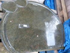 *Green Gravestone with Hearts