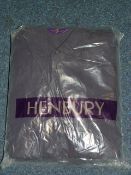 Six Henbury Mens Short Sleeved Polos (Navy) Size: XL