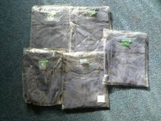 Five Eki Polo Shirts (Dark Navy) Size: Medium