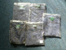 Five Eki Polo Shirts (Dark Navy) Size: Medium