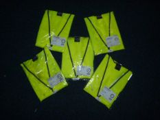 *Five Leo Workwear Hi-Vis Sleeved Waistcoat (Yellow) Size: XL
