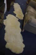Pair of Sheepskin Rugs