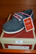 Catesby Ladies Moccasins (Navy) Size: 5
