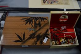 Two Jewellery Boxes and Contents