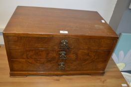 Vintage Walnut Cutlery Canteen