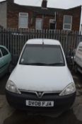 Vauxhall Combo Van Reg: TV08 FJA, MoT: Dec 2020, Mileage: 174503