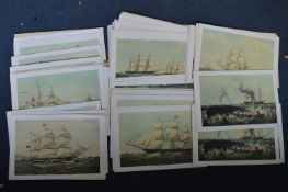 Sailing Ship Prints; South Sea Whale Fishery, etc.