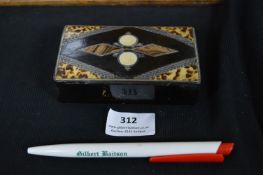 Victorian Paper Mache Inlaid Box