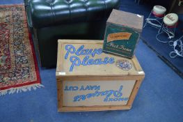 Players Navy Cut Cigarette Case plus Peakfren Short Biscuit Tin