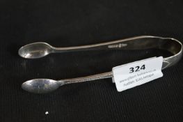 Hallmarked Silver Sugar Tongs