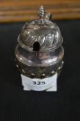 Hallmarked Silver Lidded Pot