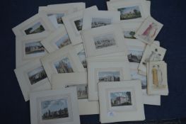 Mounted Victorian Prints, etc.