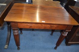 Victorian Mahogany Side Table on Octagonal Legs