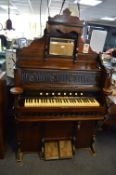 Victorian Pump Organ by Staddon & Punter of Bristol, Retailed by M. Feldman Whitefriargate Hull