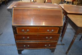 Inlaid Mahogany Bureau