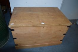 Large Pine Blanket Box
