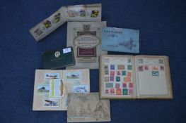 Stamp A;bum, Cigarette Card Albums, etc.