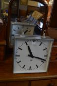 Pragrotor Double Sided Factory Clock