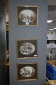 Three Framed Photo Prints of Old Hull