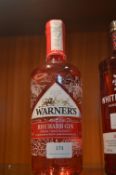Warners Rhubarb Gin 70cl